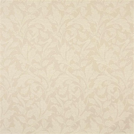 Designer Fabrics 54 In. Wide Ivory- Floral Leaf Outdoor- Indoor- Marine Scotchgarded Fabric F605